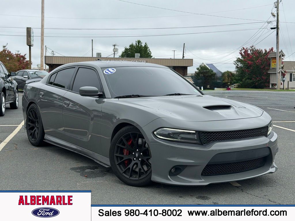 Destroyer Gray Clearcoat 2018 Dodge Charger Sedan Rear-Wheel Drive 8-Speed Automatic