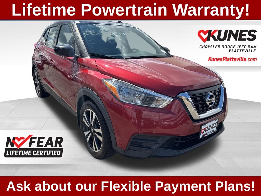 Cayenne Red/Super Black 2019 Nissan Kicks SV FWD SUV / Crossover Front-Wheel Drive Continuously Variable Transmission