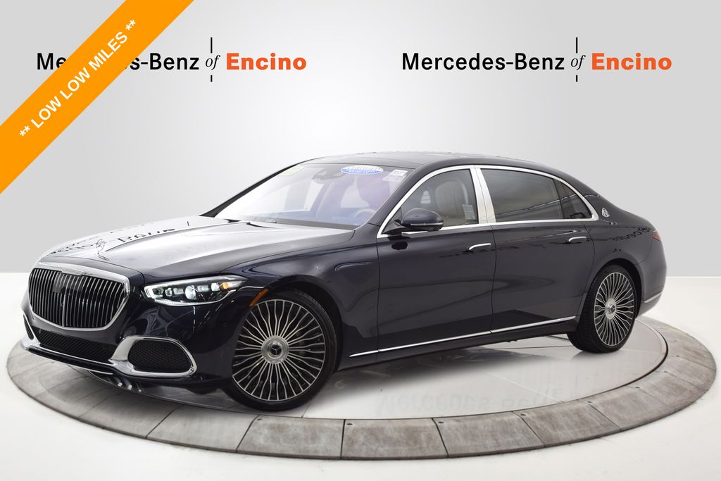 Nautical Blue Metallic 2022 Mercedes-Benz S-Class Sedan All-Wheel Drive 9-Speed Automatic