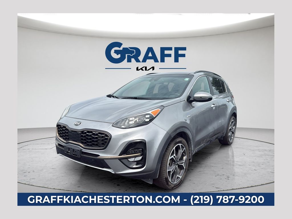 Steel Gray 2020 Kia Sportage SUV / Crossover 6-Speed Automatic Overdrive