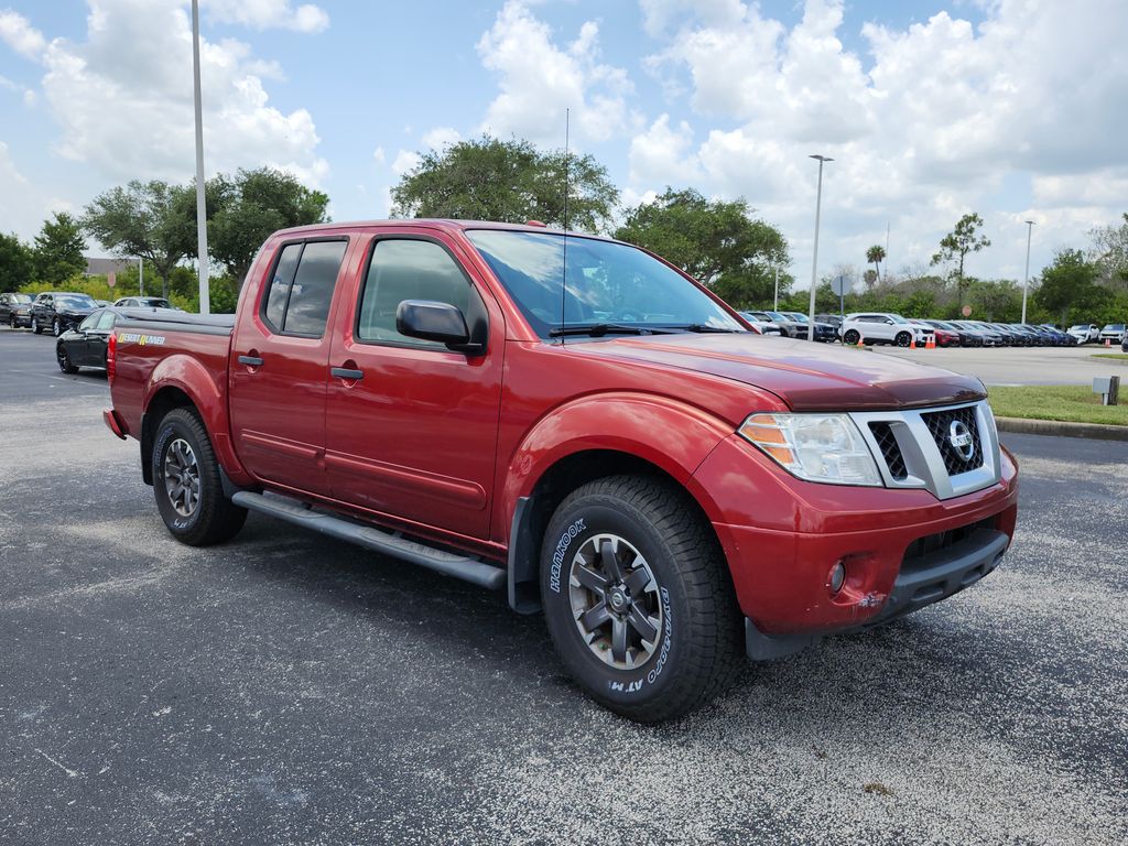 Lava Red 2017 Nissan Frontier Pickup Truck 4X2 5-Speed Automatic Overdrive