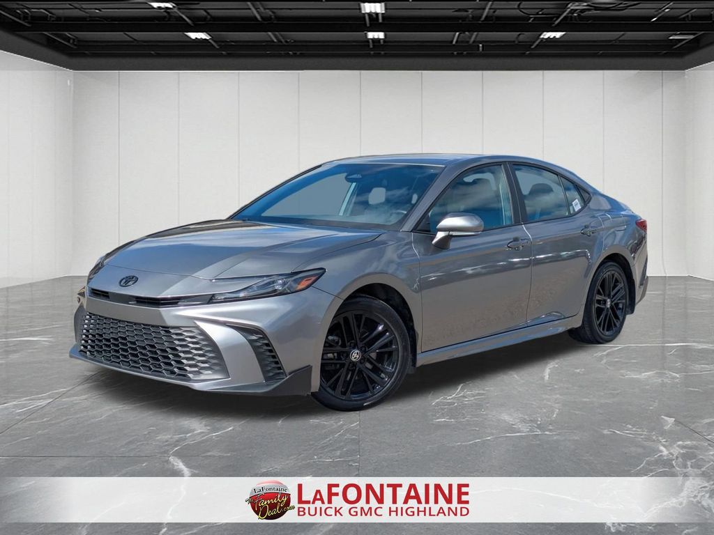Gray 2025 Toyota Camry SE AWD Sedan All-Wheel Drive Continuously Variable Transmission