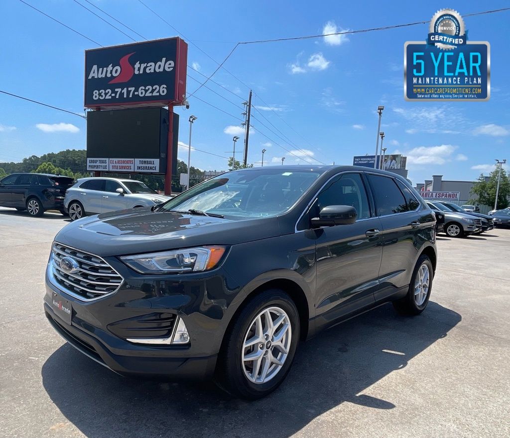 2021 Ford Edge SEL Gray at DeMontrond Ford