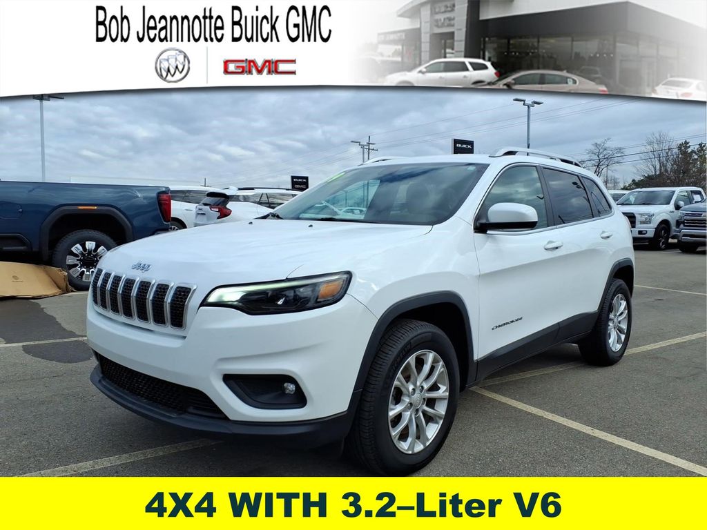 Bright White Clearcoat 2019 Jeep Cherokee Latitude 4WD SUV / Crossover Four-Wheel Drive 9-Speed Automatic