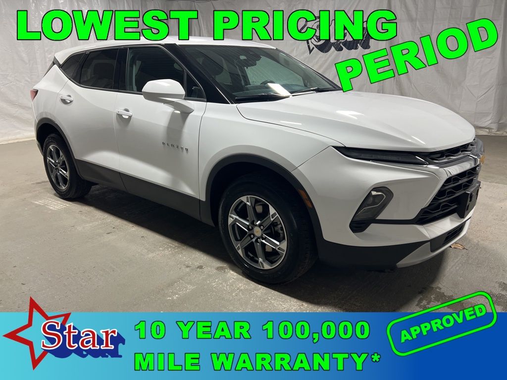 Summit White 2025 Chevrolet Blazer 2LT AWD SUV / Crossover All-Wheel Drive 9-Speed Automatic Overdrive