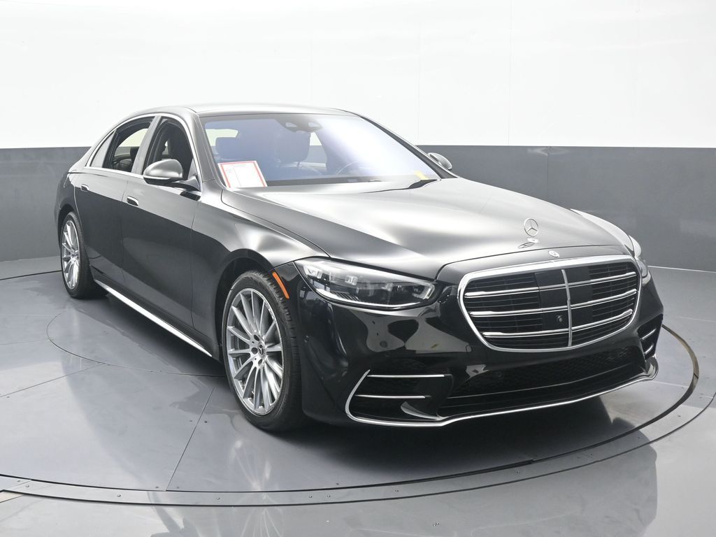 Used 2021 Obsidian Black/designo Diamon White Mercedes-Benz S 580 image 9