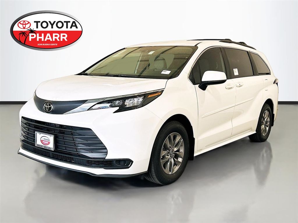 Ice Cap 2026 Toyota Sienna Minivan Front-Wheel Drive Continuously Variable Transmission