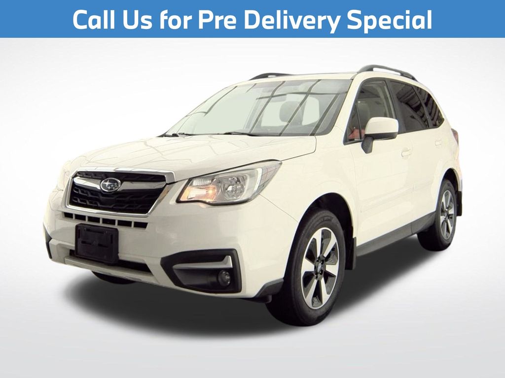 Crystal White Pearl 2017 Subaru Forester 2.5i Premium SUV / Crossover All-Wheel Drive Continuously Variable Transmission