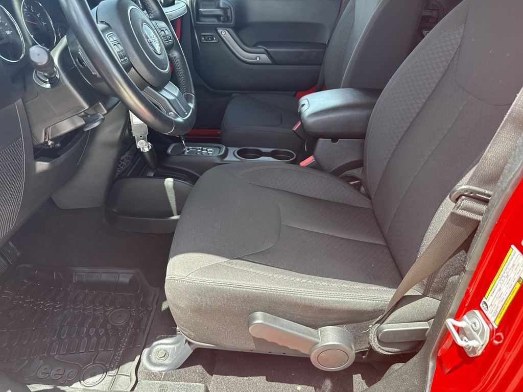 2018 Jeep Wrangler JK Unlimited Sport Red at North Houston Mitsubishi
