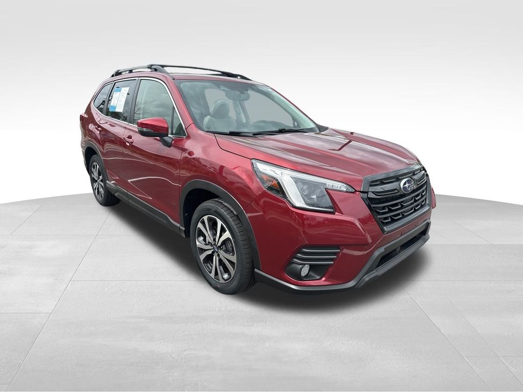 2022 Crimson Red Pearl Subaru Forester Limited AWD SUV