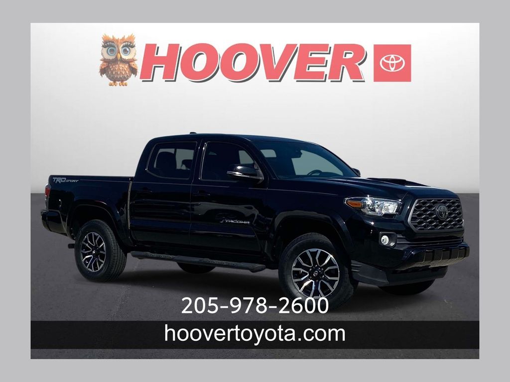 Midnight Black Metallic 2022 Toyota Tacoma Pickup Truck 4X2 6-Speed Automatic