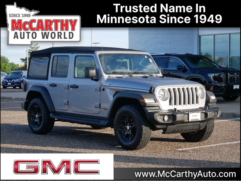 Billet Silver Metallic 2018 Jeep Wrangler SUV / Crossover Four-Wheel Drive 8-Speed Automatic