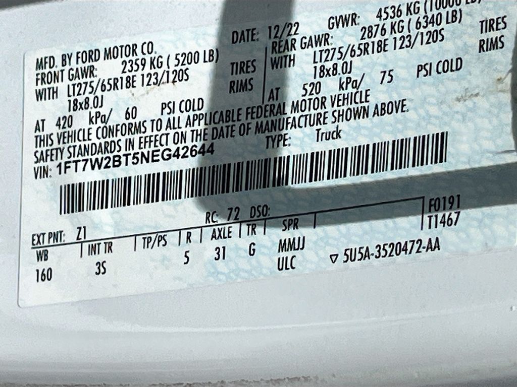 Used 2022 White Ford XLT image 28