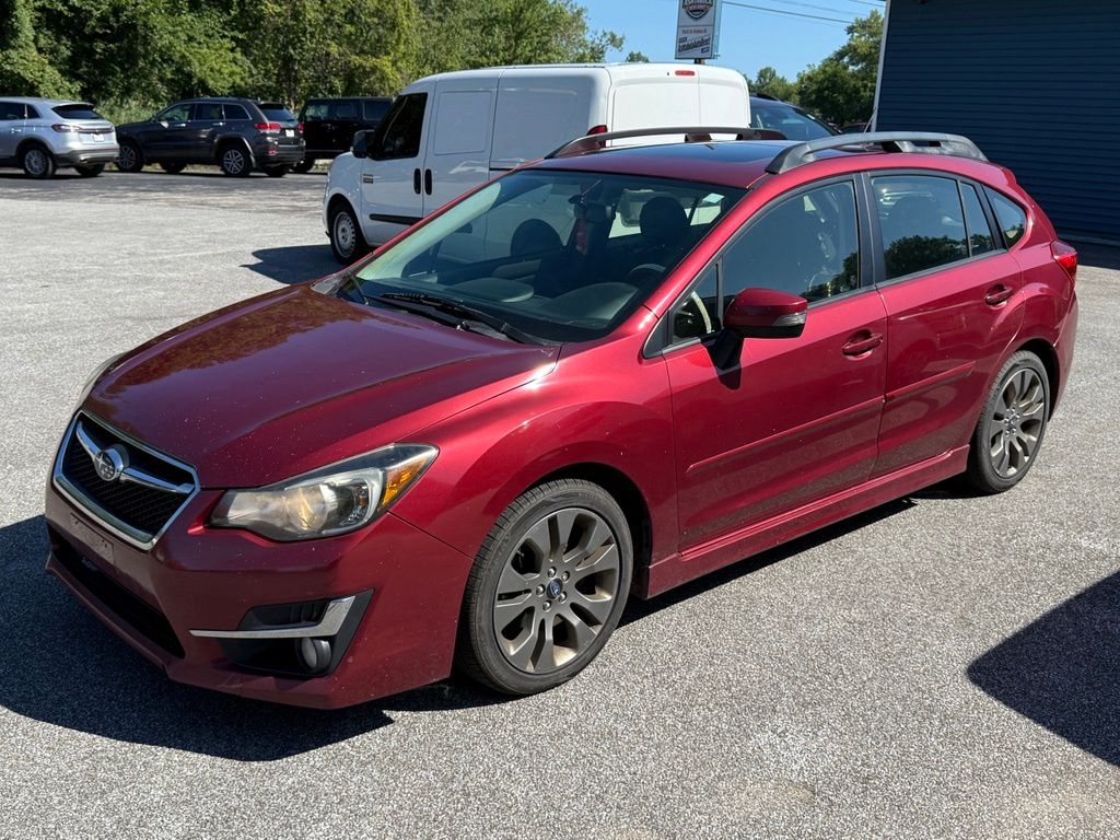 Venetian Red Pearl 2015 Subaru Impreza Hatchback All-Wheel Drive Continuously Variable Transmission