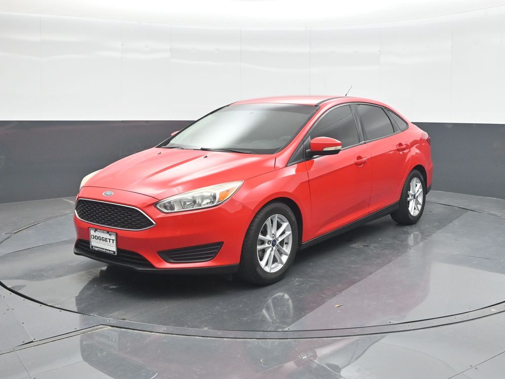 Race Red 2016 Ford Focus Sedan Front-Wheel Drive Automatic