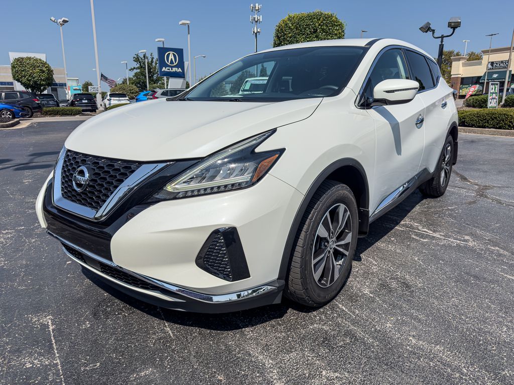 Pearl White 2019 Nissan Murano SUV / Crossover All-Wheel Drive Continuously Variable Transmission