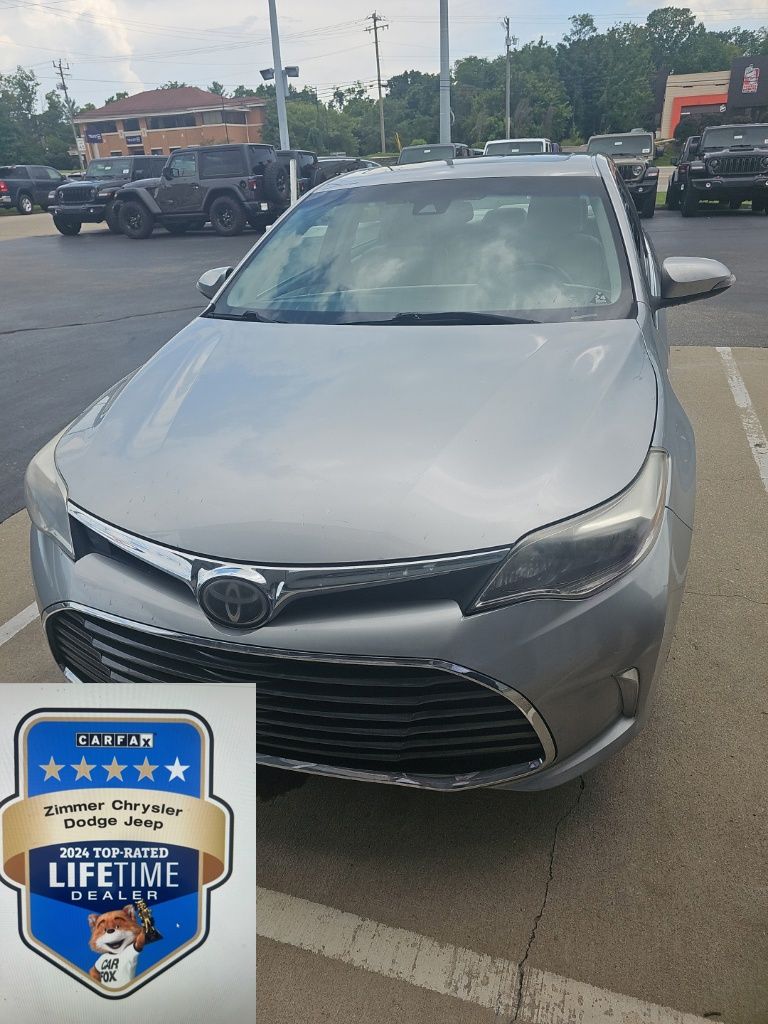 Celestial Silver Metallic 2017 Toyota Avalon Sedan Front-Wheel Drive 6-Speed Automatic