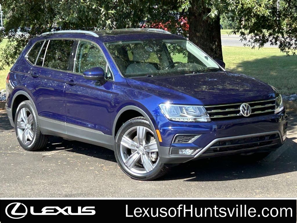 Atlantic Blue Metallic 2021 Volkswagen Tiguan SUV / Crossover Front-Wheel Drive 8-Speed Automatic