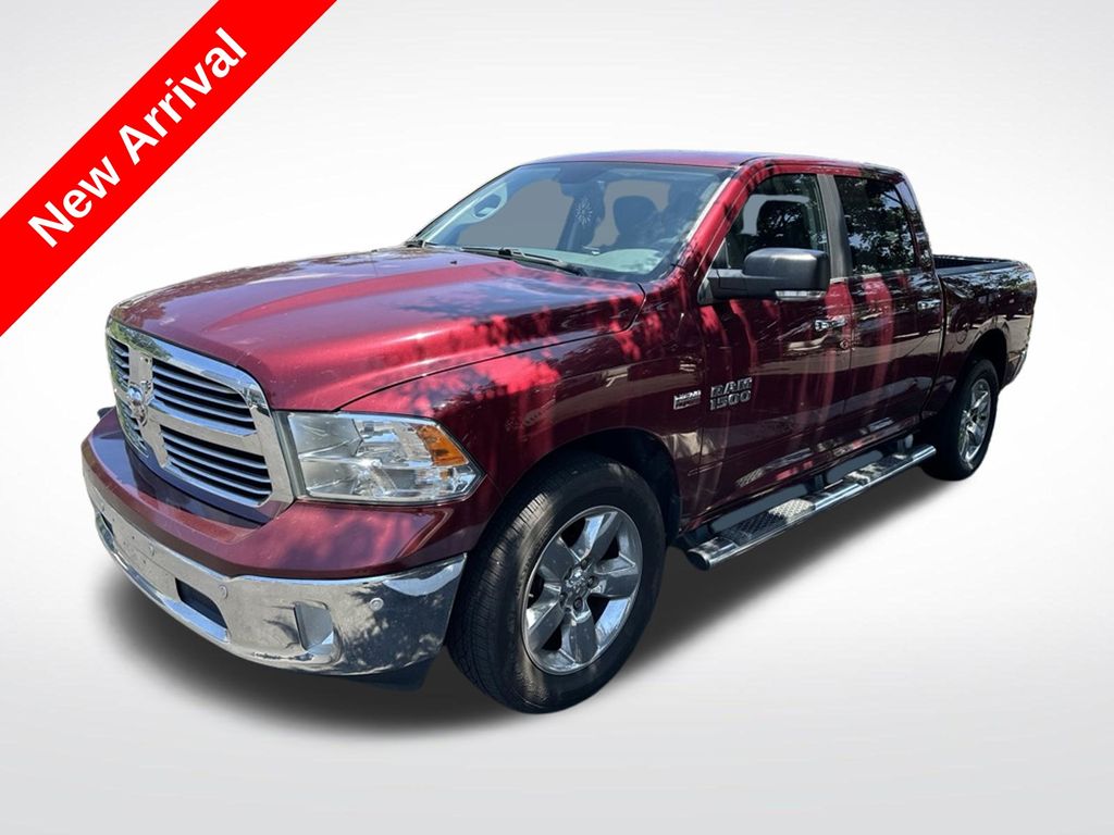 Delmonico Red Pearlcoat 2017 RAM 1500 Pickup Truck Four-Wheel Drive 8-Speed Automatic