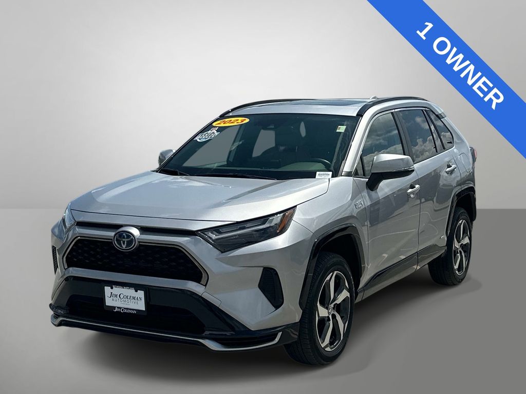 Silver Sky Metallic 2023 Toyota RAV4 Prime SUV / Crossover All-Wheel Drive Continuously Variable Transmission