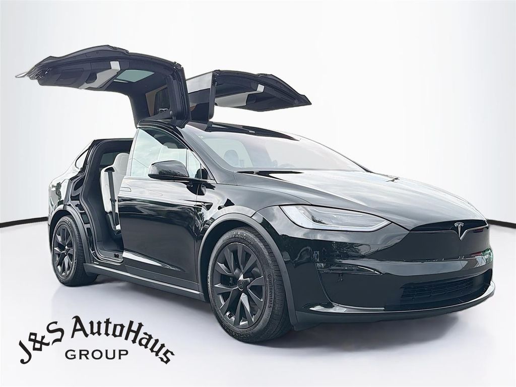 Black 2024 Tesla Model X AWD SUV / Crossover All-Wheel Drive 1-Speed Automatic