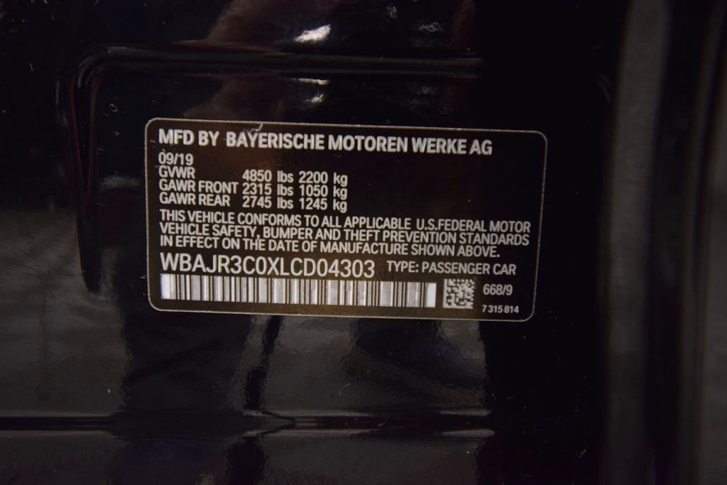 used 2020 BMW 5-Series car, priced at $18,900