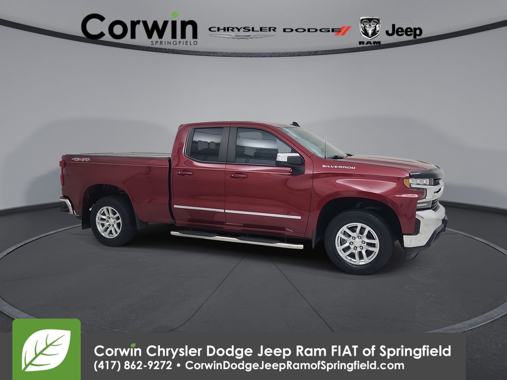 Cajun Red Tintcoat 2019 Chevrolet Silverado 1500 LT Double Cab 4WD Pickup Truck Four-Wheel Drive 8-Speed Automatic