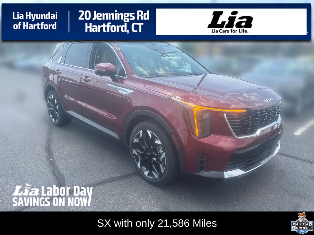 Dawning Red 2024 Kia Sorento SUV / Crossover Front-Wheel Drive 8-Speed Dual Clutch