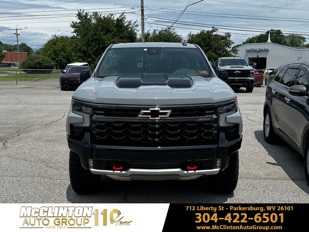 Slate Gray Metallic 2025 Chevrolet Silverado 1500 ZR2 Crew Cab 4WD Pickup Truck Four-Wheel Drive Automatic
