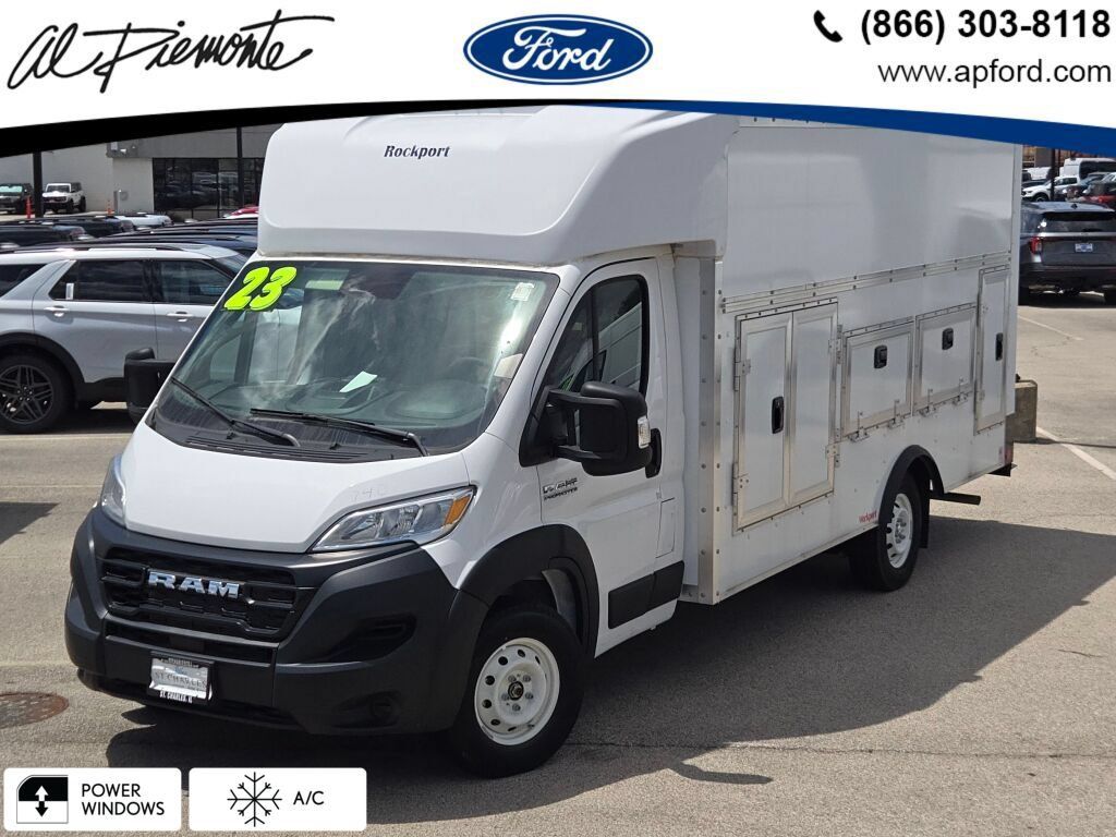 Bright White Clearcoat 2023 RAM ProMaster Chassis 3500 159 Extended Cutaway FWD Van Front-Wheel Drive 9-Speed Automatic