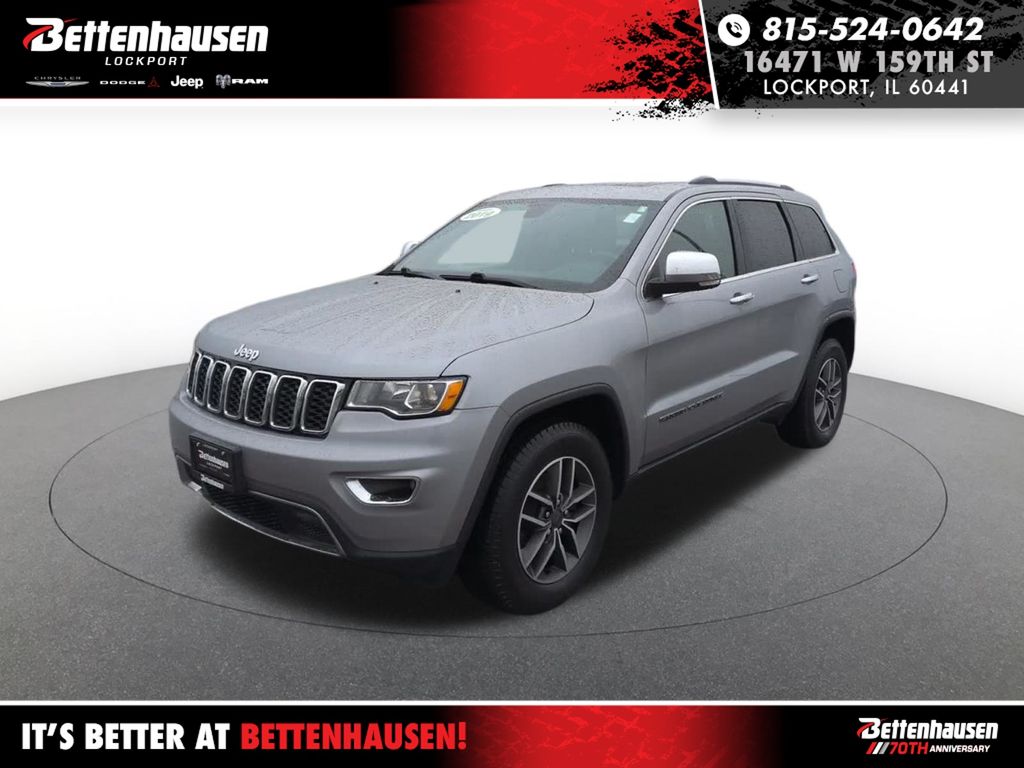 Billet Silver Metallic Clearcoat 2019 Jeep Grand Cherokee Limited 4WD SUV / Crossover Four-Wheel Drive 8-Speed Automatic