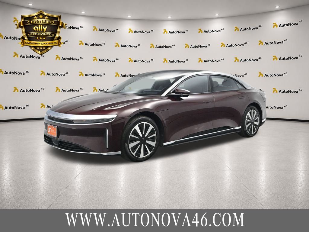 Red 2024 Lucid Air Sedan All-Wheel Drive 1-Speed Automatic
