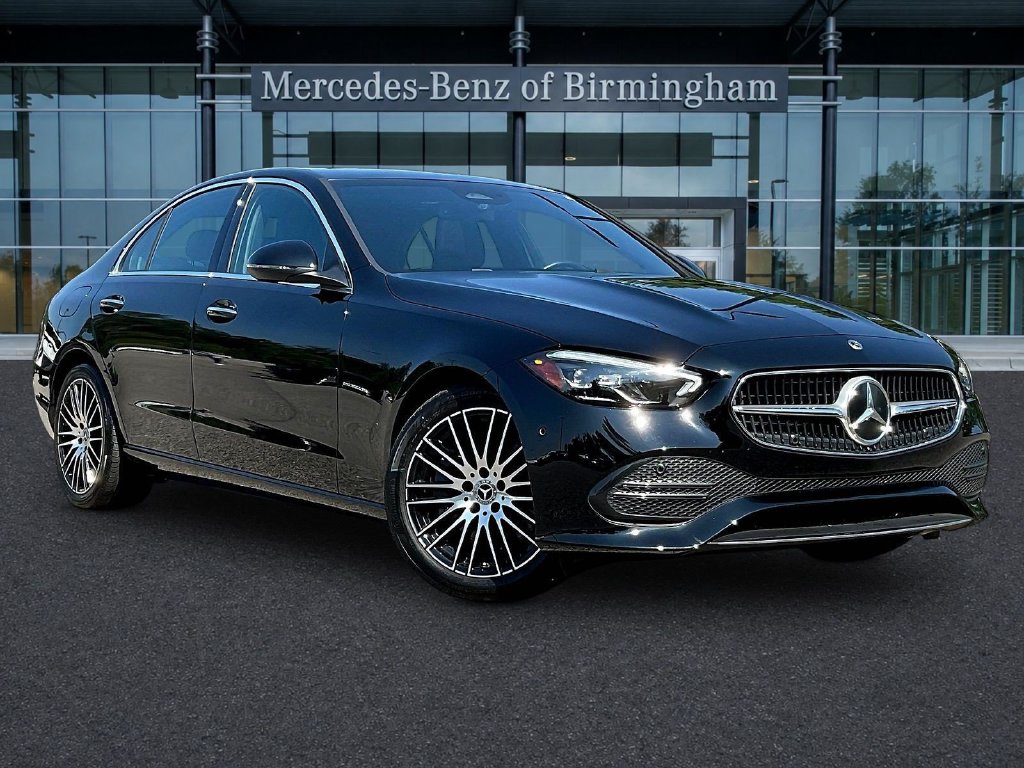 Black 2024 Mercedes-Benz C-Class Sedan Rear-Wheel Drive 9-Speed Automatic
