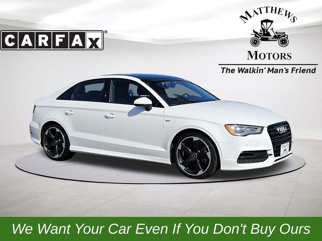 Ibis White 2016 Audi A3 2.0T quattro Premium Sedan AWD Sedan All-Wheel Drive 6-Speed Automatic