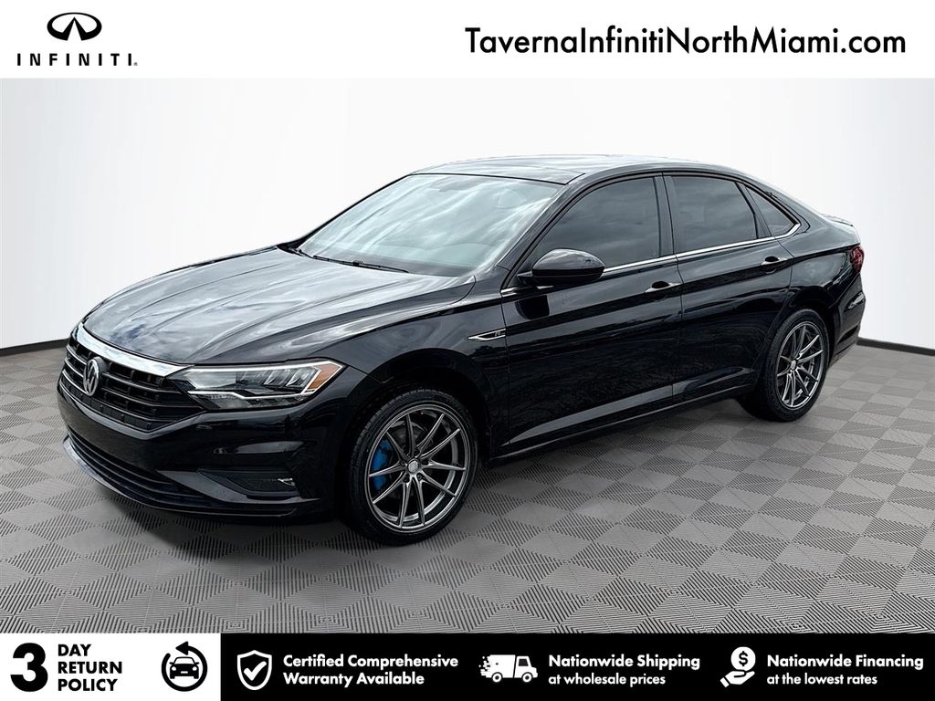 Deep Black 2020 Volkswagen Jetta R-Line FWD Sedan Front-Wheel Drive 8-Speed Automatic