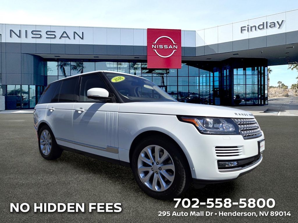 Fuji White 2016 Land Rover Range Rover SUV / Crossover All-Wheel Drive 8-Speed Automatic