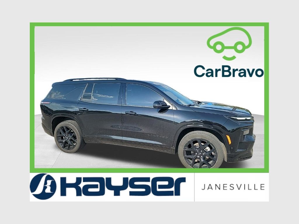 Black 2024 Chevrolet Traverse SUV / Crossover Four-Wheel Drive 8-Speed Automatic