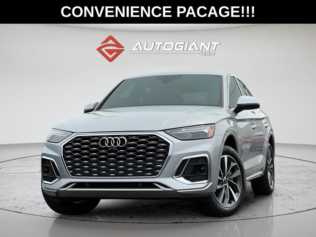 Gray 2022 Audi Q5 Sportback Sedan All-Wheel Drive 7-Speed Automatic
