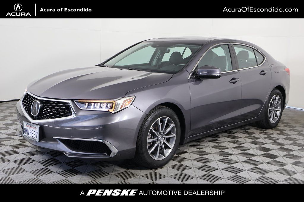 Gray 2020 Acura TLX Sedan Front-Wheel Drive 8-Speed Dual Clutch