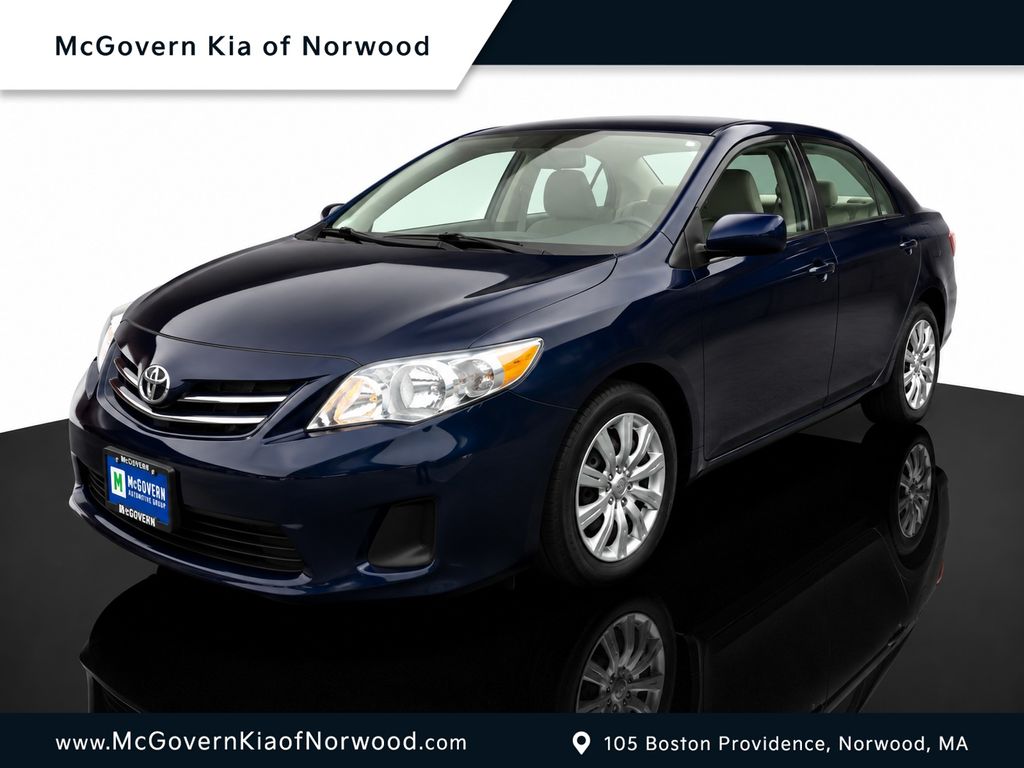 Nautical Blue Metallic 2013 Toyota Corolla Sedan Front-Wheel Drive 4-Speed Automatic