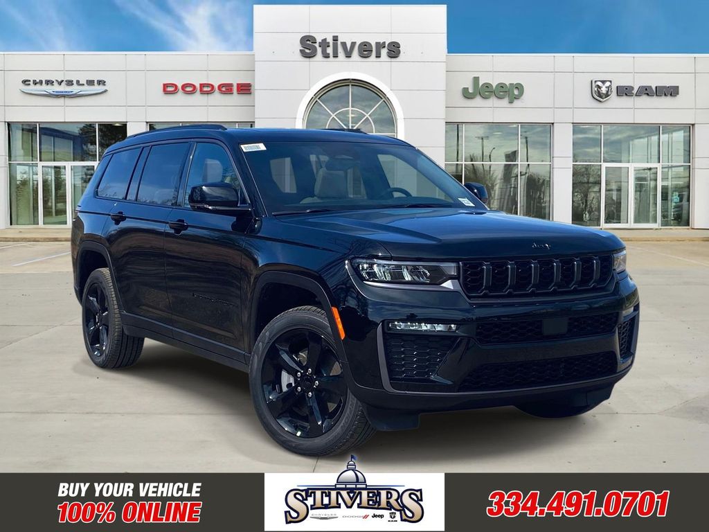 Diamond Black Crystal Pearlcoat 2026 Jeep Grand Cherokee L SUV / Crossover 4X2 8-Speed Automatic