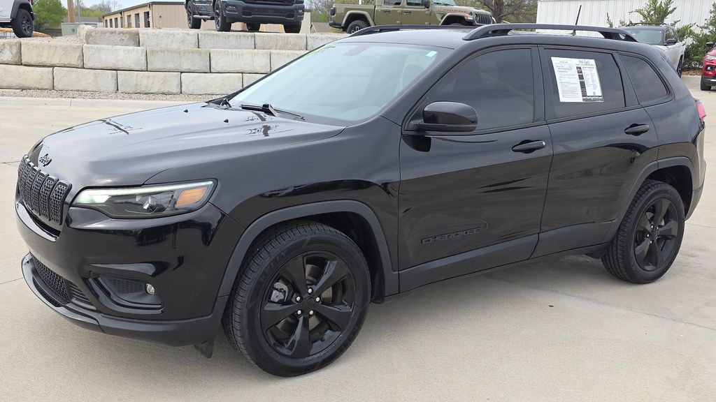 Diamond Black Crystal Pearlcoat 2020 Jeep Cherokee Altitude FWD SUV / Crossover Front-Wheel Drive 9-Speed Automatic