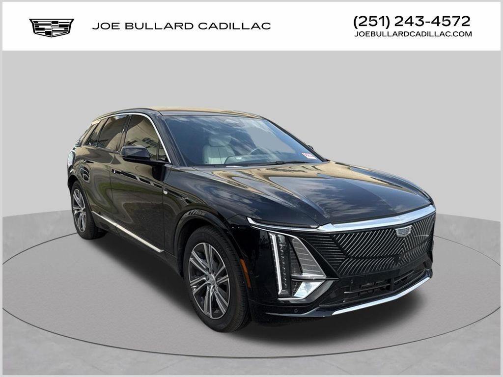 Stellar Black Metallic 2024 Cadillac LYRIQ SUV / Crossover Rear-Wheel Drive 1-Speed Automatic