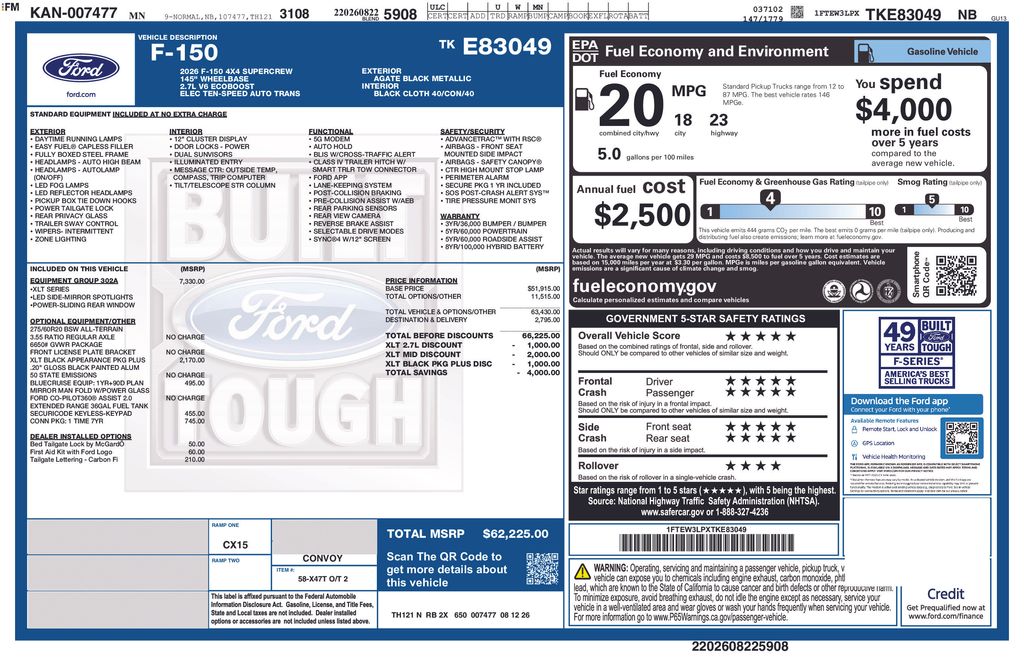 2026 Ford F-150 XLT