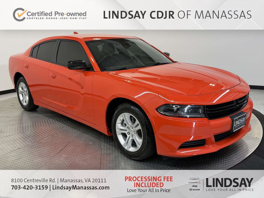 Go Mango! 2023 Dodge Charger Sedan Rear-Wheel Drive 8-Speed Automatic