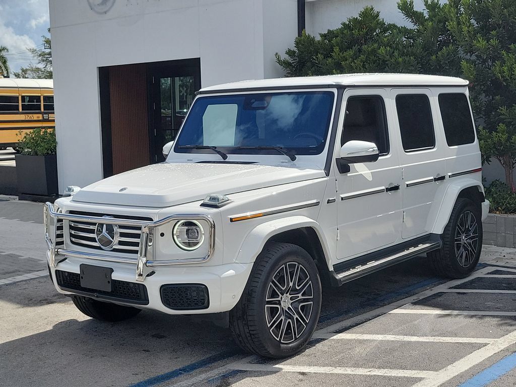 Polar White 2025 Mercedes-Benz G-Class SUV / Crossover All-Wheel Drive 9-Speed Automatic