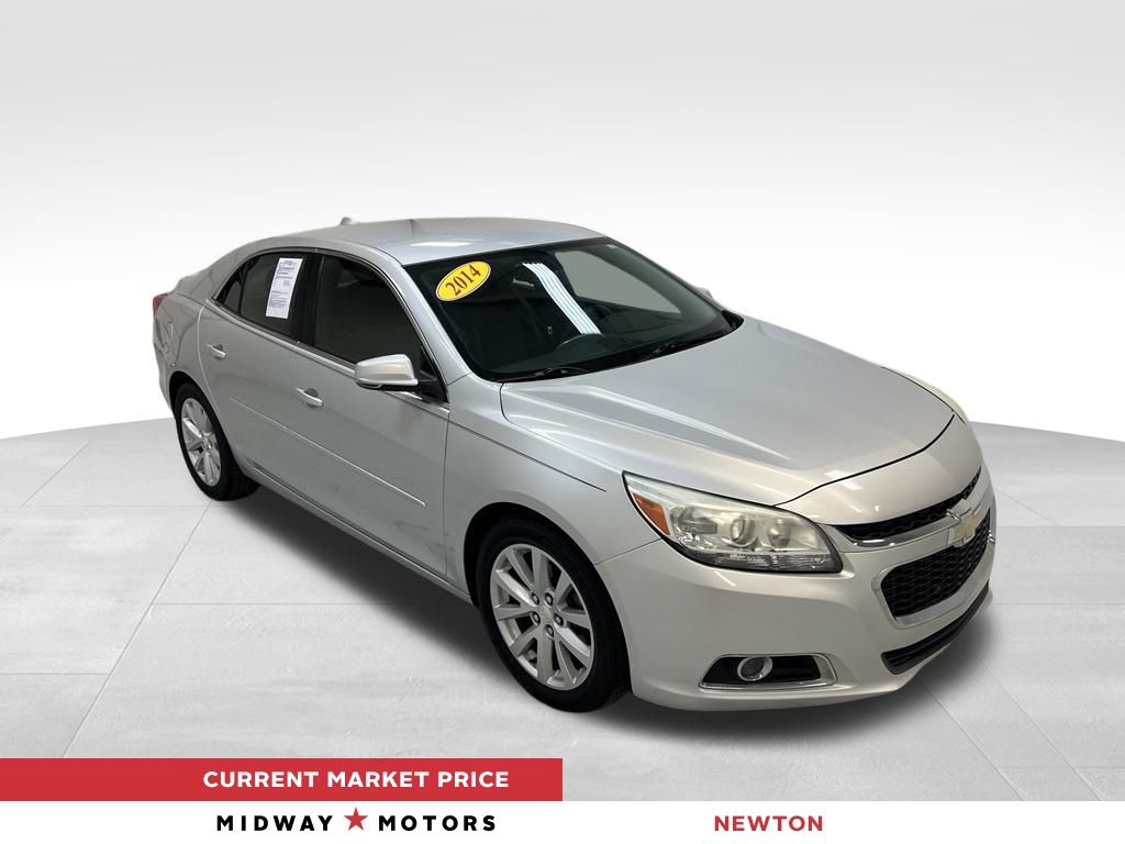 Silver Ice Metallic 2014 Chevrolet Malibu Sedan Front-Wheel Drive 6-Speed Automatic Overdrive