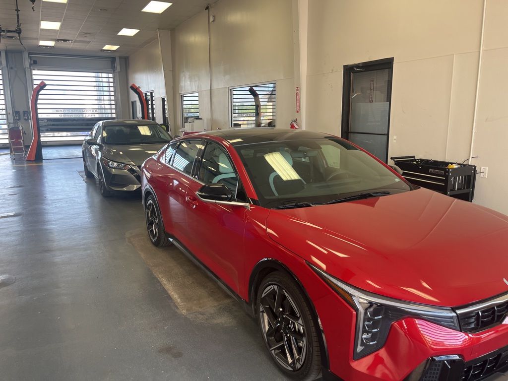 Currant Red 2026 Kia K4 GT-Line FWD Sedan Front-Wheel Drive Continuously Variable Transmission