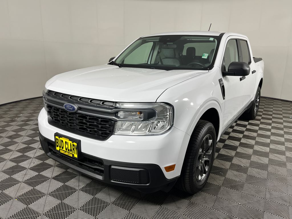 Oxford White 2022 Ford Maverick Pickup Truck Front-Wheel Drive Continuously Variable Transmission