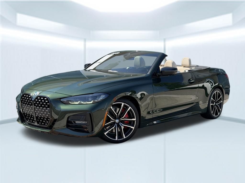 San Remo Green Metallic 2023 BMW 4 Series 430i Convertible RWD Convertible Rear-Wheel Drive 8-Speed Automatic